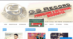 Desktop Screenshot of gsrecord.it